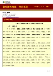金点策略晨报—每日报告