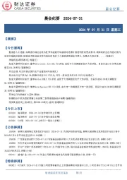 晨会纪要