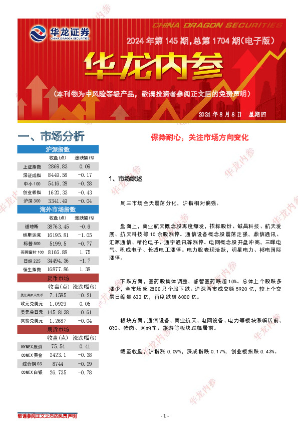 华龙内参2024年第145期，总第1704期（电子版）