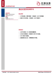 晨会纪要