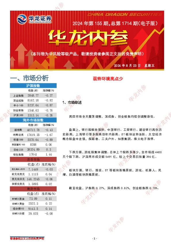 华龙内参2024年第155期，总第1714期（电子版）