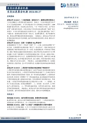 晨会纪要