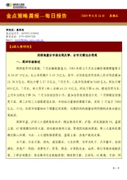 金点策略晨报—每日报告