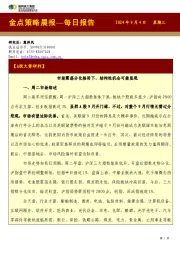 金点策略晨报—每日报告