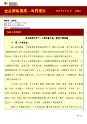 金点策略晨报—每日报告