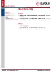 晨会纪要