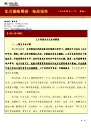 金点策略晨报—每周报告