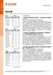 晨会纪要