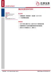 晨会纪要