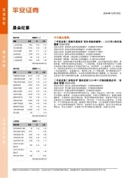晨会纪要