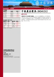 中银晨会聚焦