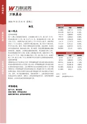 万联晨会