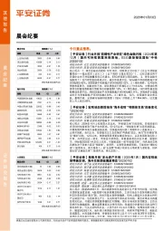 晨会纪要