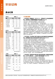 晨会纪要
