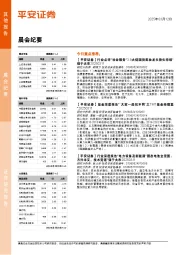 晨会纪要