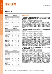 晨会纪要