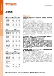 晨会纪要