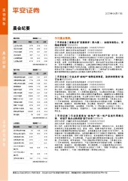 晨会纪要
