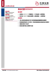 晨会纪要