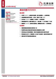 晨会纪要
