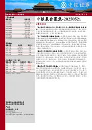 中银晨会聚焦