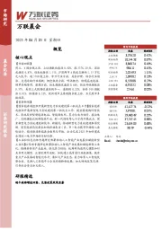 万联晨会
