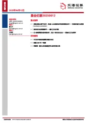 晨会纪要