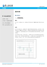 晨会纪要