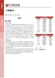 万联晨会