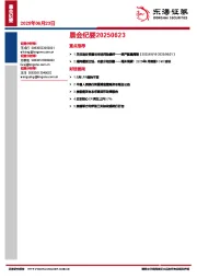 晨会纪要