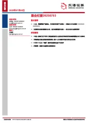 晨会纪要