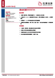 晨会纪要