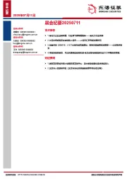 晨会纪要