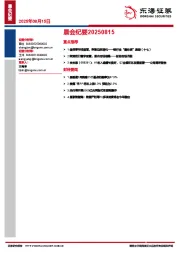 晨会纪要