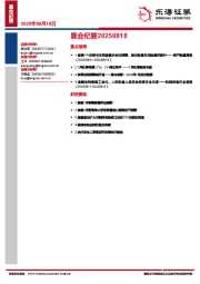 晨会纪要