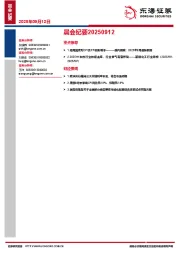 晨会纪要