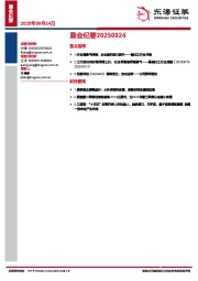 晨会纪要