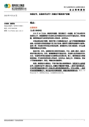 金点策略晨报：持股过节，还是持币过节？关键在于甄别资产质量