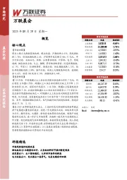 万联晨会