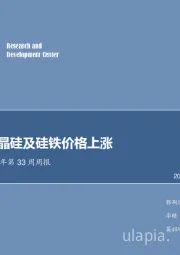 化工行业周报：PVC、多晶硅及硅铁价格上涨