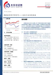 光伏行业深度报告：拥抱美好的平价时代