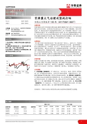 环保公用周报第105期：京津冀大气治理攻坚战打响