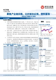 化工行业周报：聚氨酯产业链回落，化纤板块反弹，塑料普涨