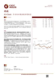 科技：AI+Cloud：华为向云服务提供商转型