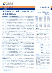 电力设备海外巡礼之一：挪威，电车之国，2025有望禁售燃油车