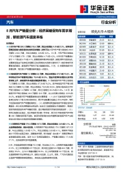 8月汽车行业产销量分析：经济回暖促购车需求增加，新能源汽车盛宴来临