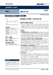 钢铁行业日报：宏观数据不及预期，板块加速下跌