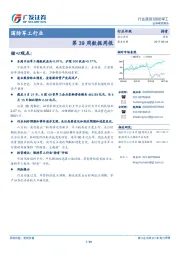 国防军工行业第39周数据周报