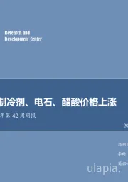 化工行业2017年第42周周报：氢氟酸、制冷剂、电石、醋酸价格上涨