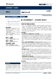 钢铁行业日报：唐山武安提前限产，方坯价格小幅回升